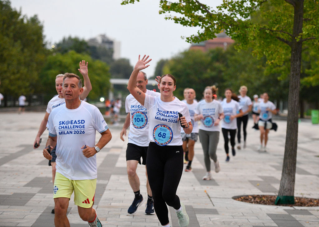 Participants at the 2025 group run in Vienna