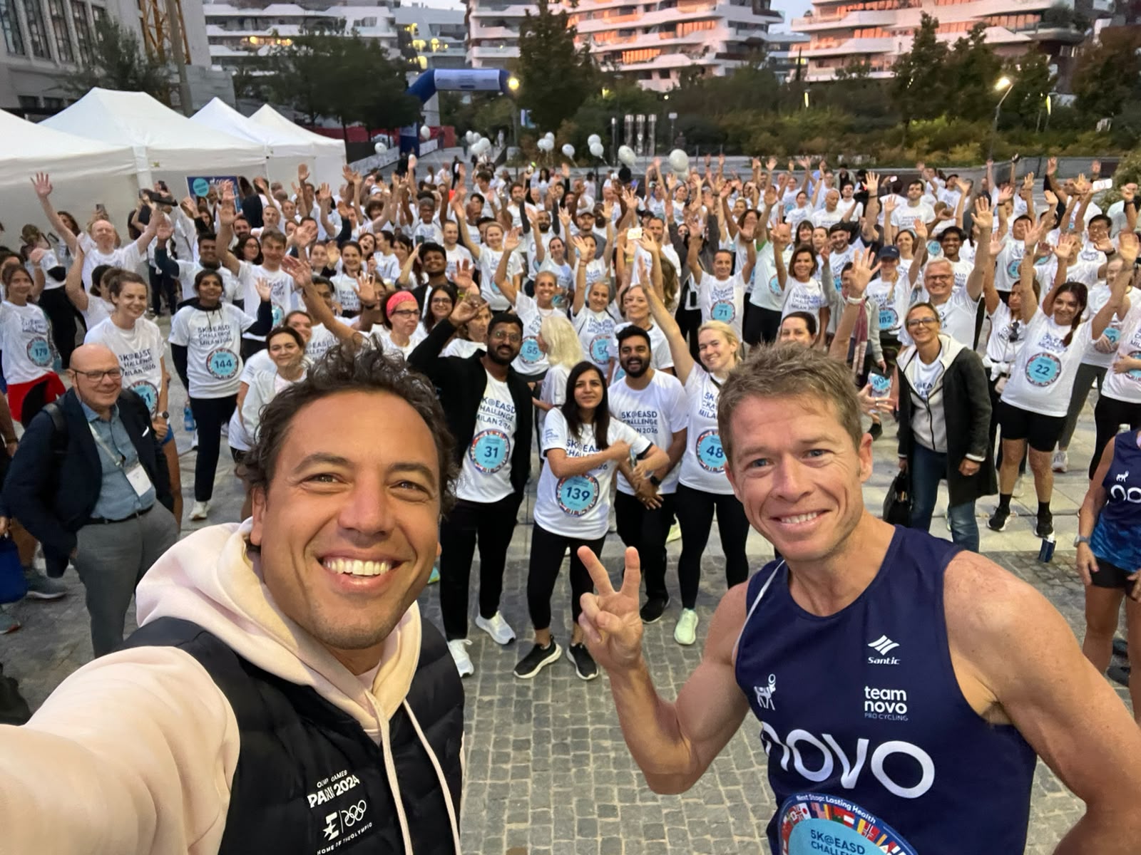 Participants at the 2025 group run in Vienna