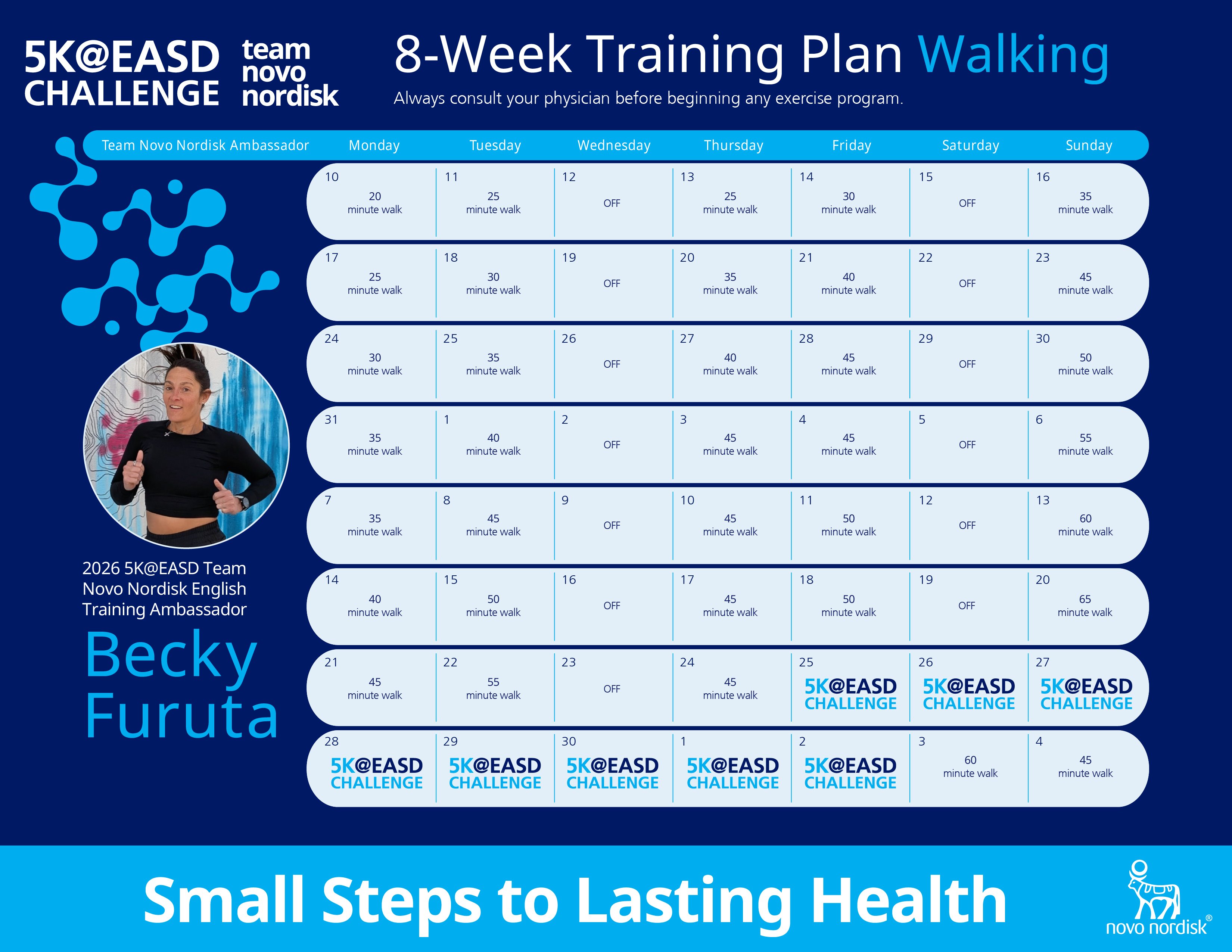2026 5K@EASD Training Plan Running Spanish